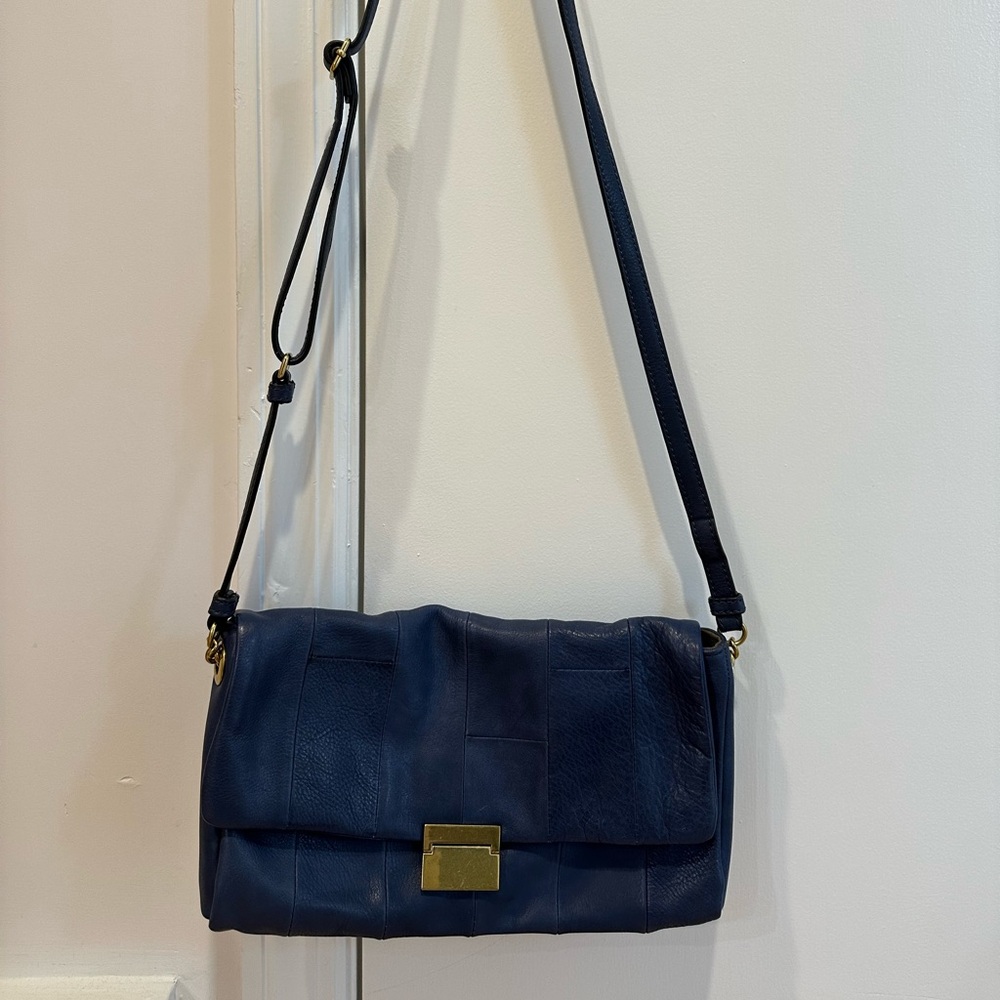 J. Crew Blue Crossbody Bag